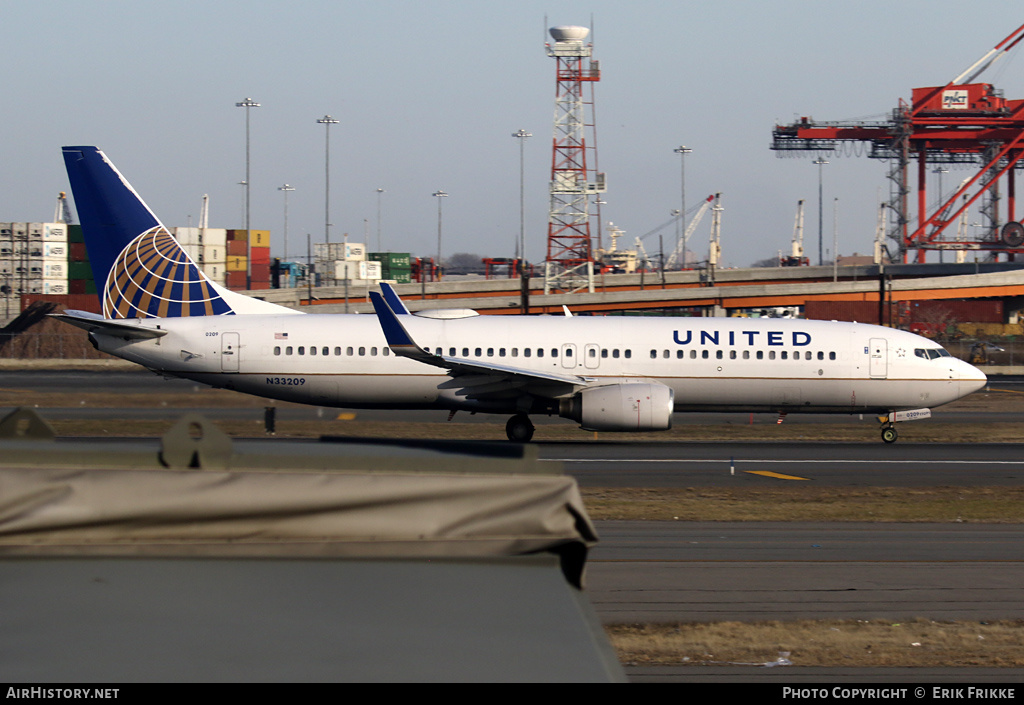 Aircraft Photo of N33209 | Boeing 737-824 | United Airlines | AirHistory.net #620045