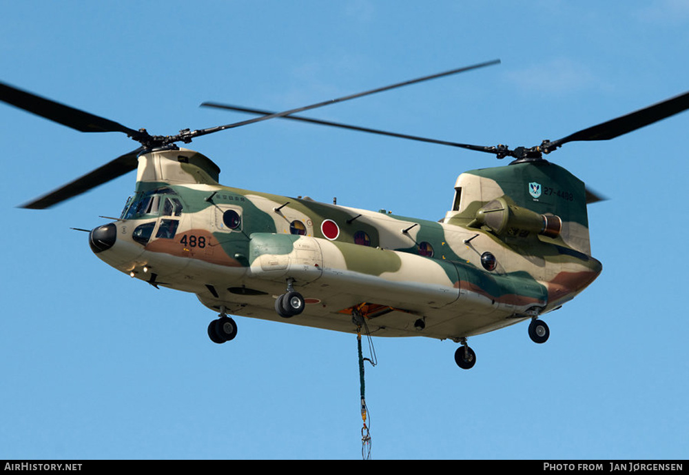 Aircraft Photo of 27-4488 | Boeing CH-47J Chinook (414) | Japan - Air Force | AirHistory.net #620063