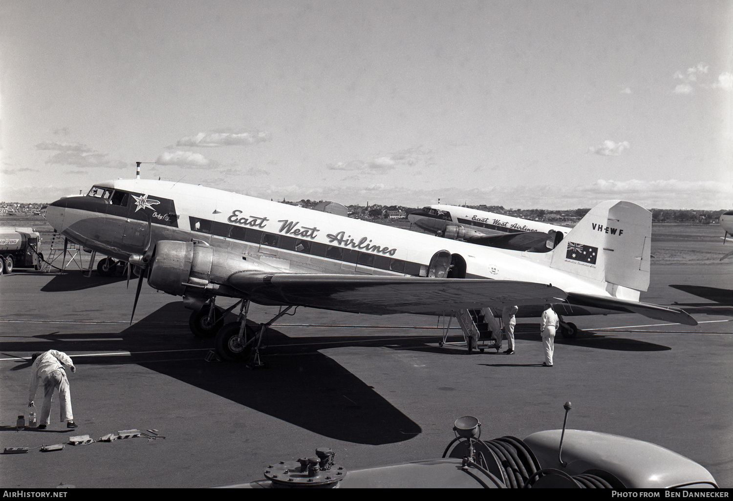 Aircraft Photo of VH-EWF | Douglas DC-3(C) | East-West Airlines | AirHistory.net #620075