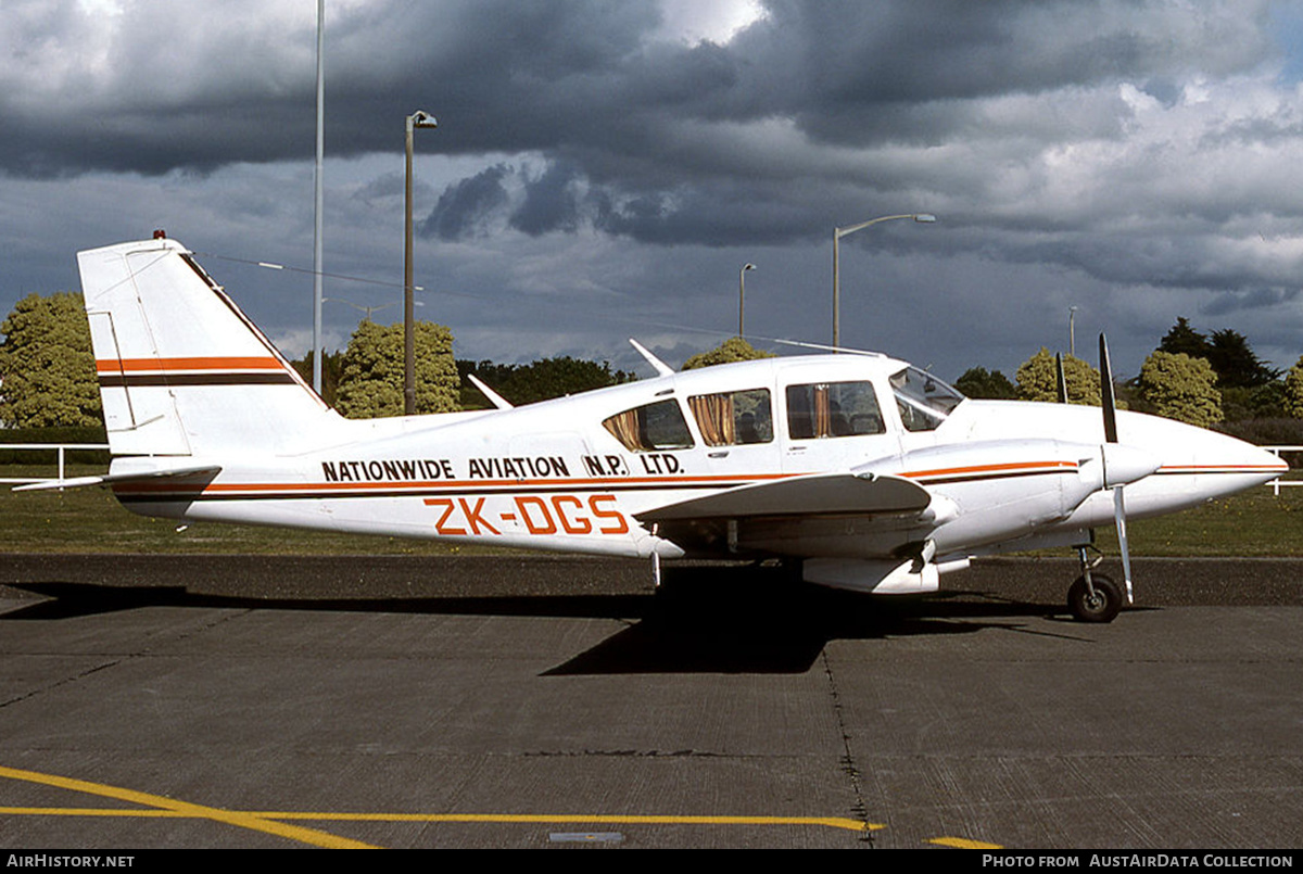 Aircraft Photo of ZK-DGS | Piper PA-23-250 Aztec E | Nationwide Air | AirHistory.net #620098