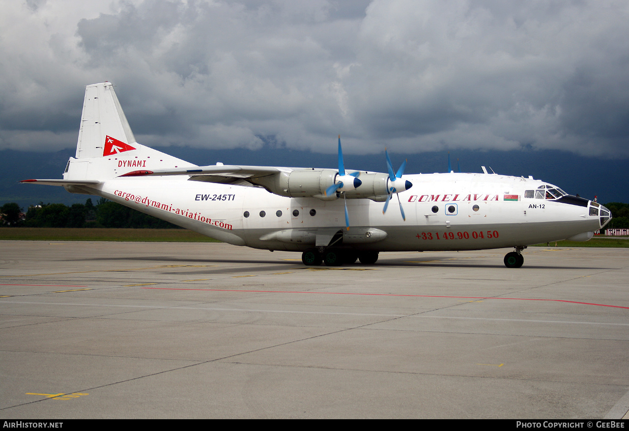 Aircraft Photo of EW-245TI | Antonov An-12BK | Gomelavia | AirHistory.net #620122