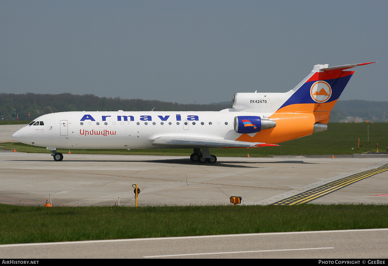 Aircraft Photo of EK-42470 | Yakovlev Yak-42D | Armavia | AirHistory.net #620125