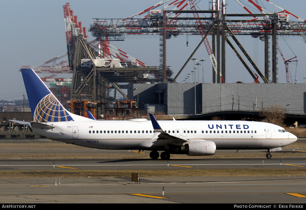 Aircraft Photo of N37263 | Boeing 737-824 | United Airlines | AirHistory.net #620126