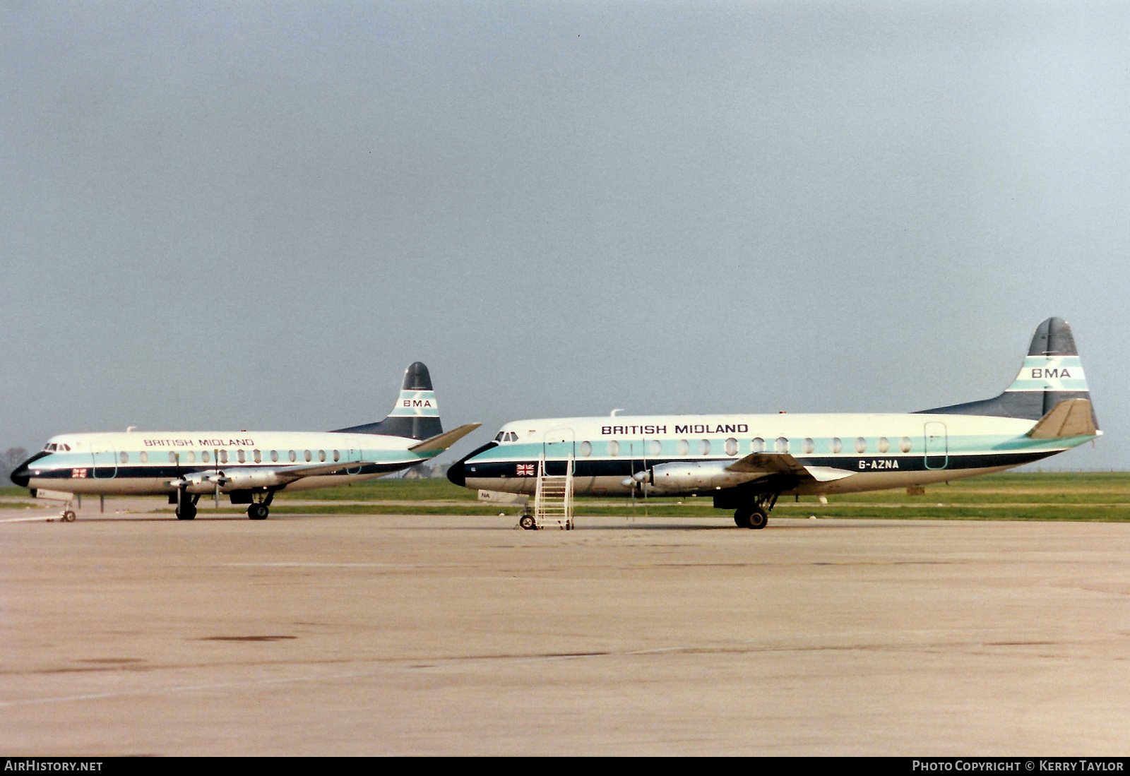 Aircraft Photo of G-AZNA | Vickers 813 Viscount | British Midland Airways - BMA | AirHistory.net #620132