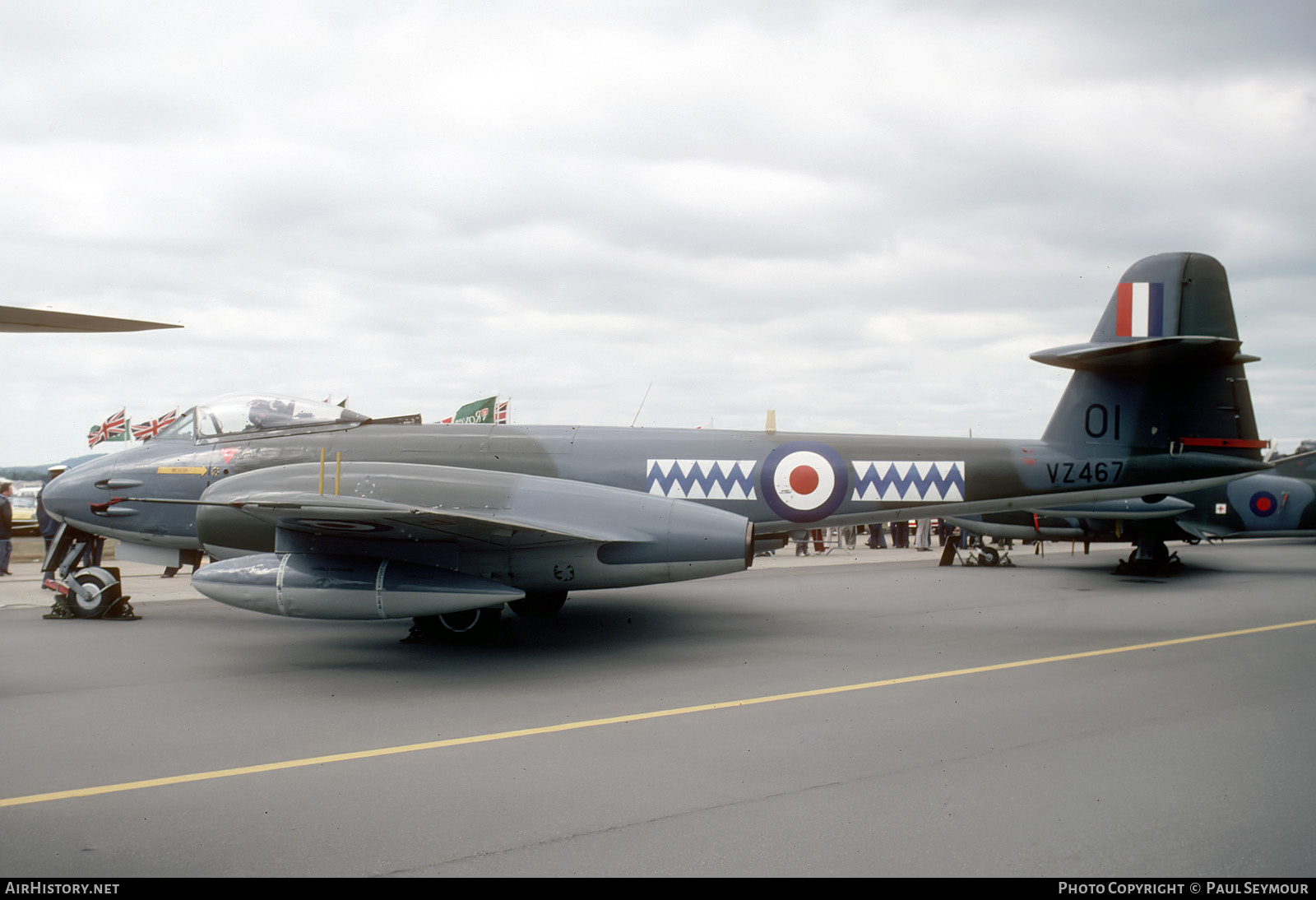 Aircraft Photo of VZ467 | Gloster Meteor F8 | UK - Air Force | AirHistory.net #620140