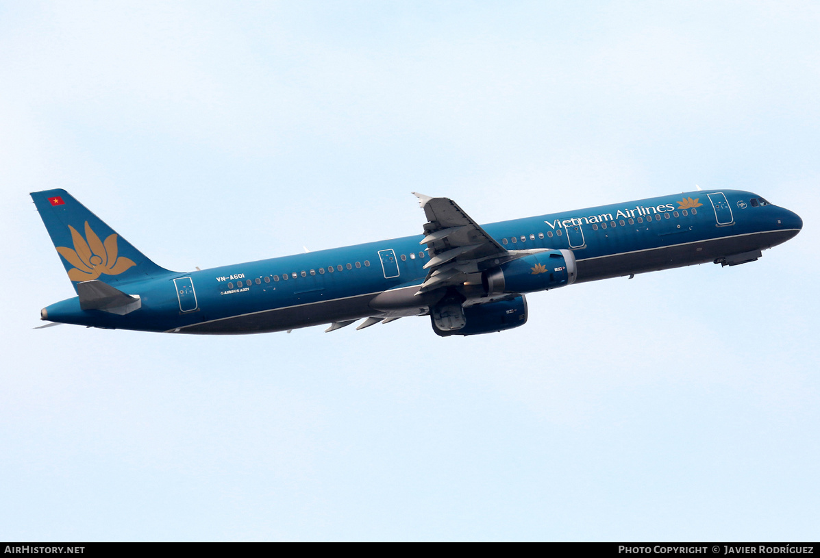 Aircraft Photo of VN-A601 | Airbus A321-231 | Vietnam Airlines | AirHistory.net #620147