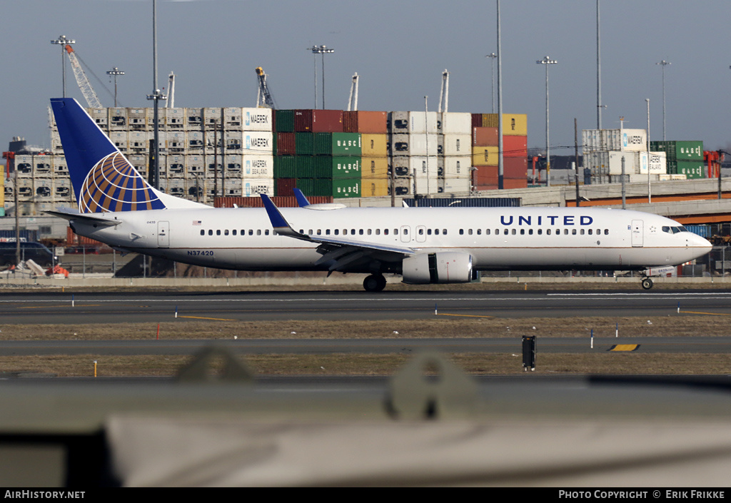 Aircraft Photo of N37420 | Boeing 737-924/ER | United Airlines | AirHistory.net #620178