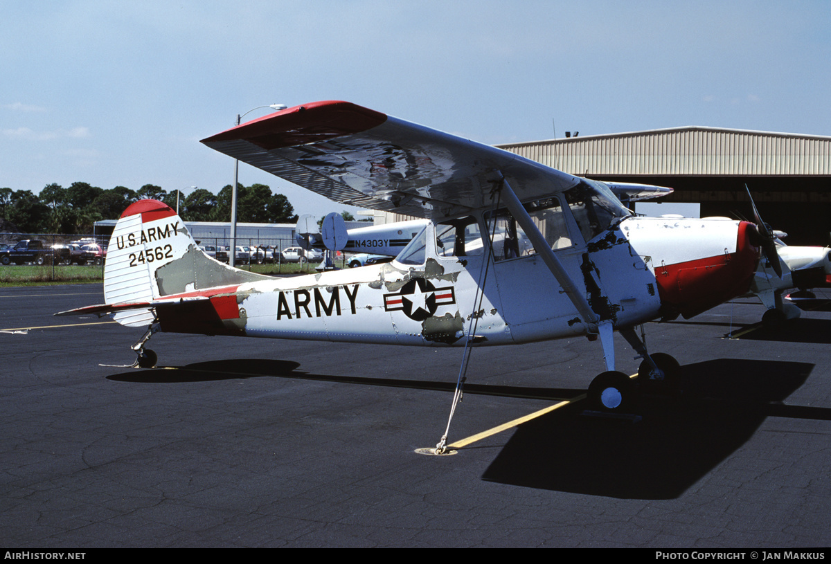 Aircraft Photo of N4431F / 24562 | Cessna O-1E Bird Dog (305C/L-19E) | USA - Army | AirHistory.net #620215