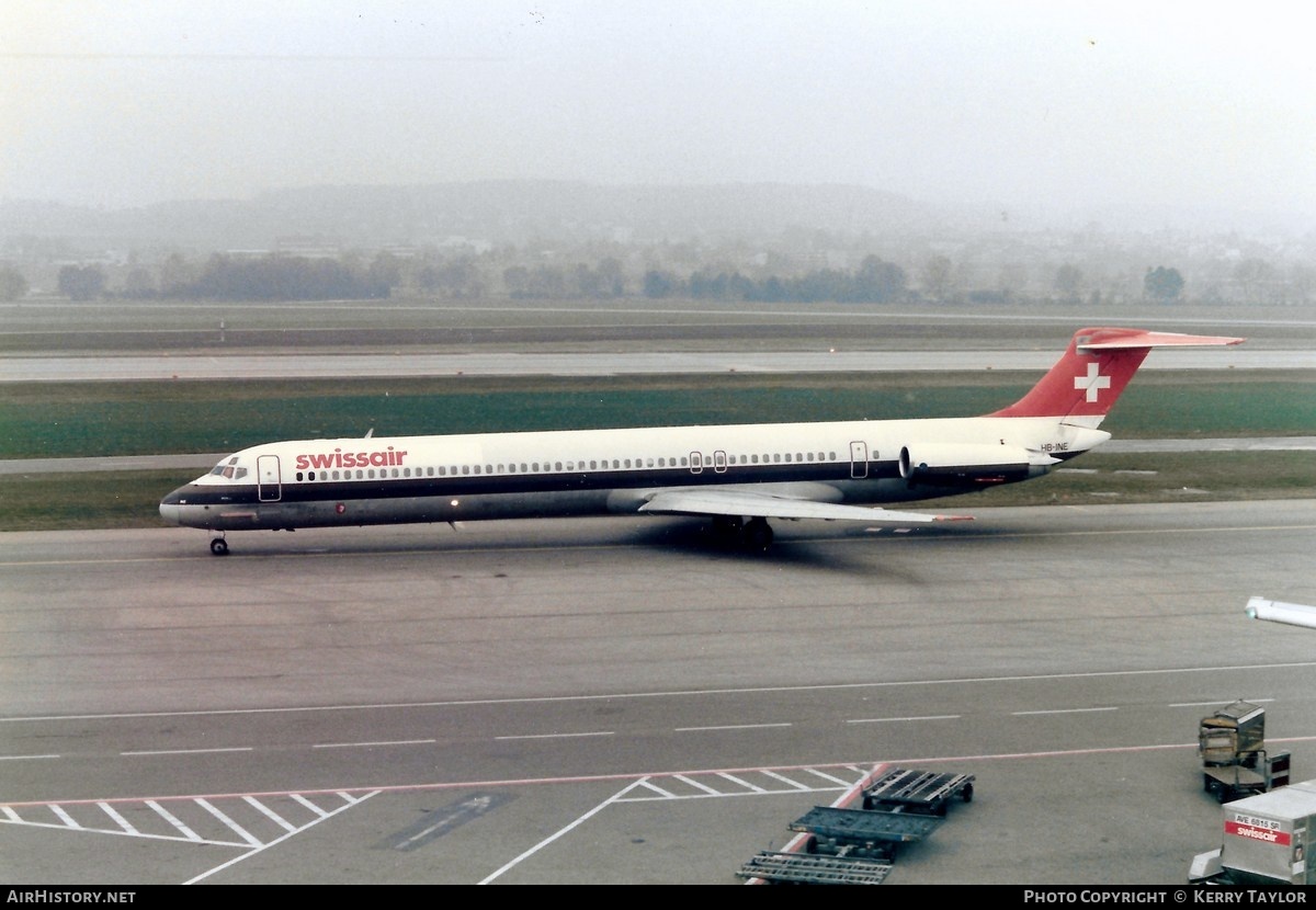 Aircraft Photo of HB-INE | McDonnell Douglas MD-81 (DC-9-81) | Swissair | AirHistory.net #620221