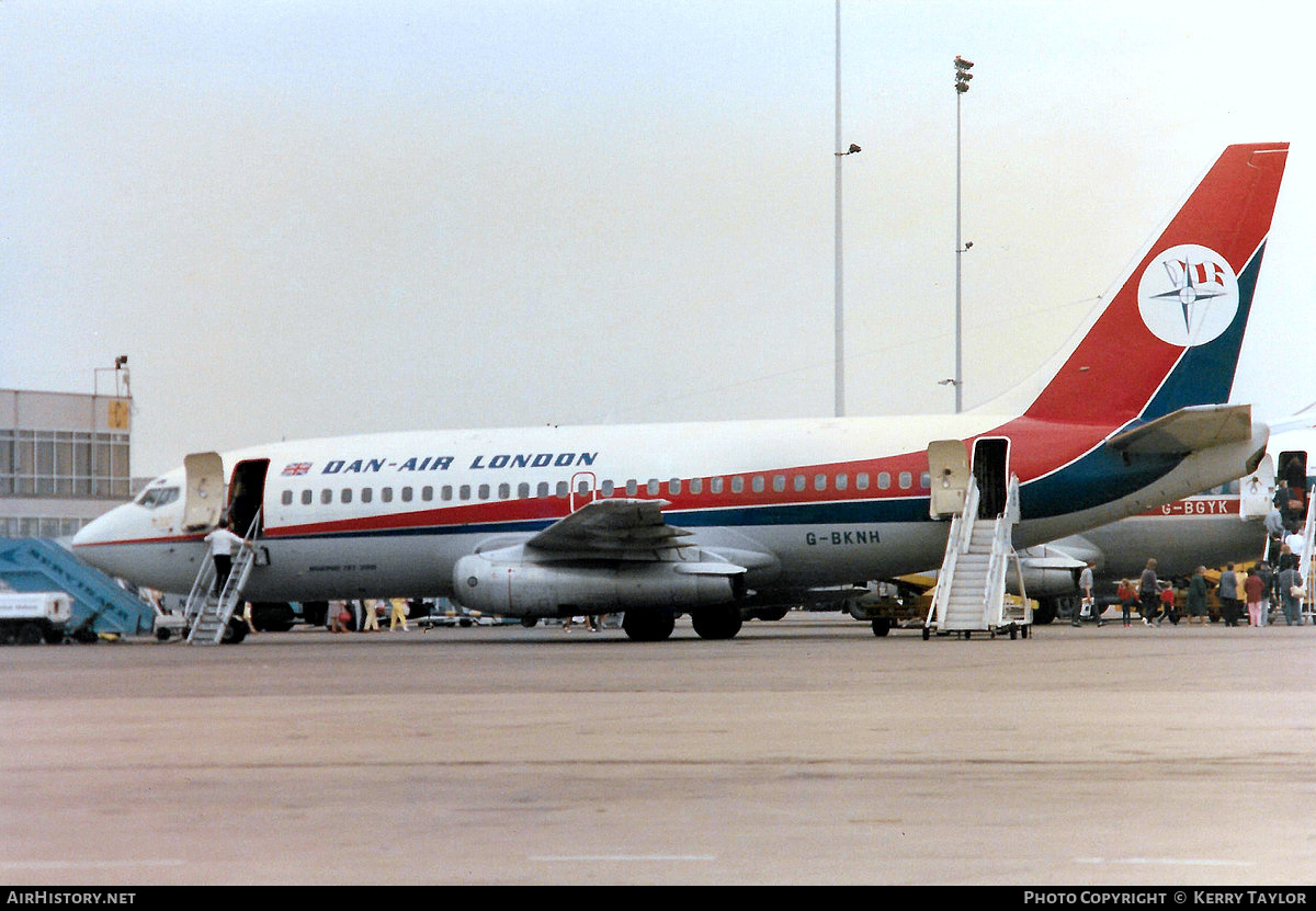 Aircraft Photo of G-BKNH | Boeing 737-210/Adv | Dan-Air London | AirHistory.net #620259