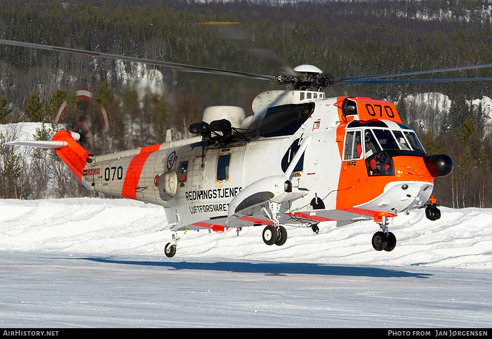 Aircraft Photo of 070 | Westland WS-61 Sea King Mk43 | Norway - Air Force | AirHistory.net #620268