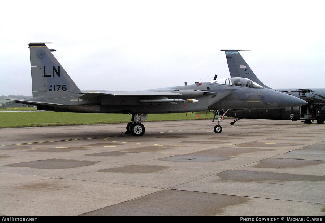 Aircraft Photo of 86-0176 | McDonnell Douglas F-15C Eagle | USA - Air Force | AirHistory.net #620279