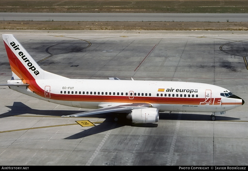 Aircraft Photo of EC-FUT | Boeing 737-3Q8 | Air Europa | AirHistory.net #620284