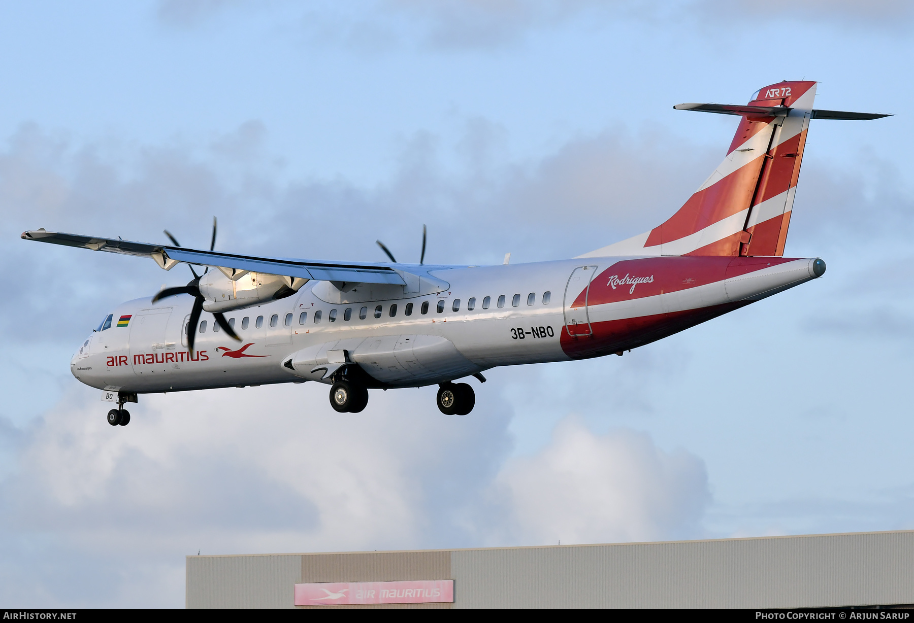 Aircraft Photo of 3B-NBO | ATR ATR-72-500 (ATR-72-212A) | Air Mauritius | AirHistory.net #620289