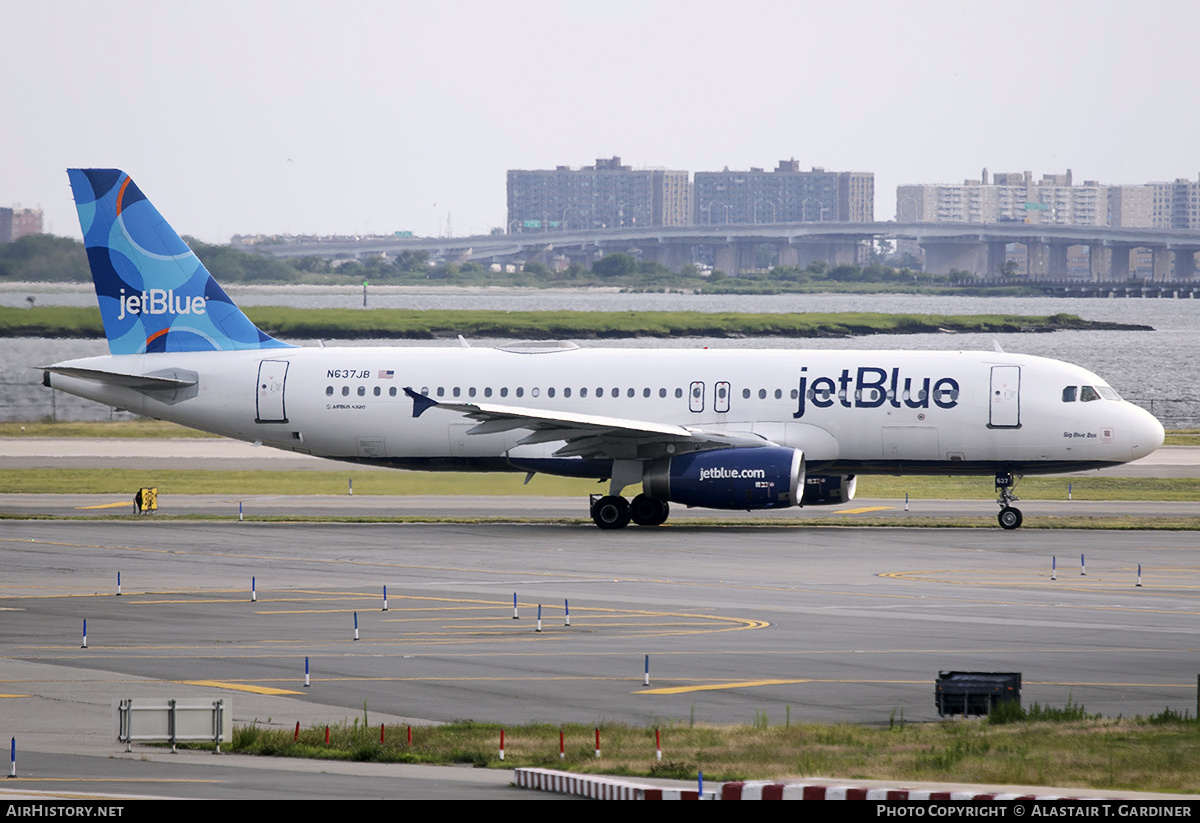 Aircraft Photo of N637JB | Airbus A320-232 | JetBlue Airways | AirHistory.net #620299
