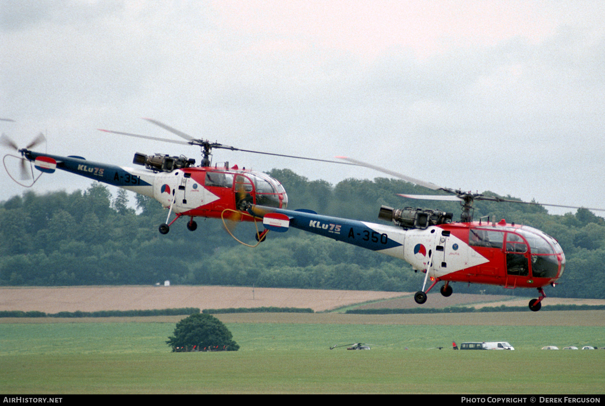 Aircraft Photo of A-350 | Sud SE-3160 Alouette III | Netherlands - Air Force | AirHistory.net #620325