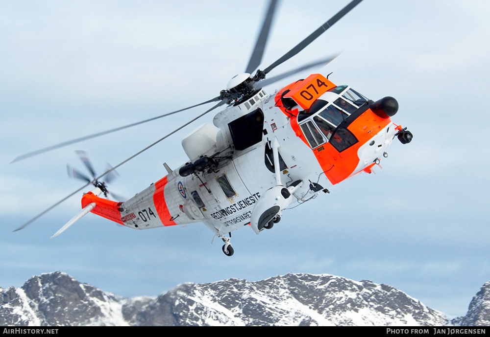 Aircraft Photo of 074 | Westland WS-61 Sea King Mk43B | Norway - Air Force | AirHistory.net #620326