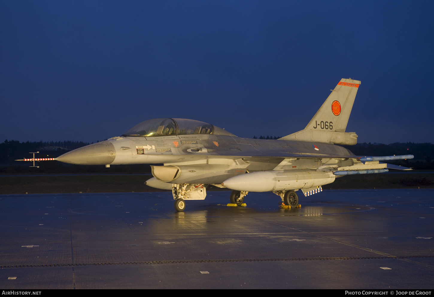 Aircraft Photo of J-066 | General Dynamics F-16BM Fighting Falcon | Netherlands - Air Force | AirHistory.net #620344