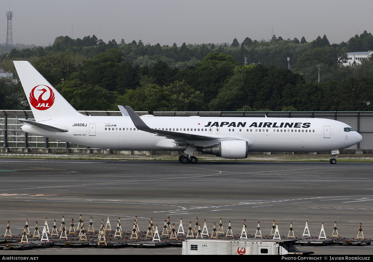 Aircraft Photo of JA606J | Boeing 767-346/ER | Japan Airlines - JAL | AirHistory.net #620352