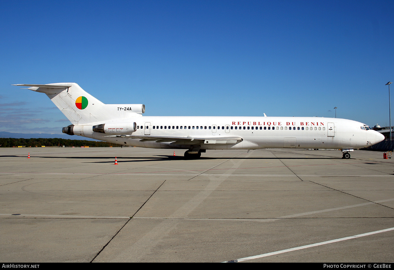 Aircraft Photo of TY-24A | Boeing 727-256/Adv | République du Bénin | AirHistory.net #620384