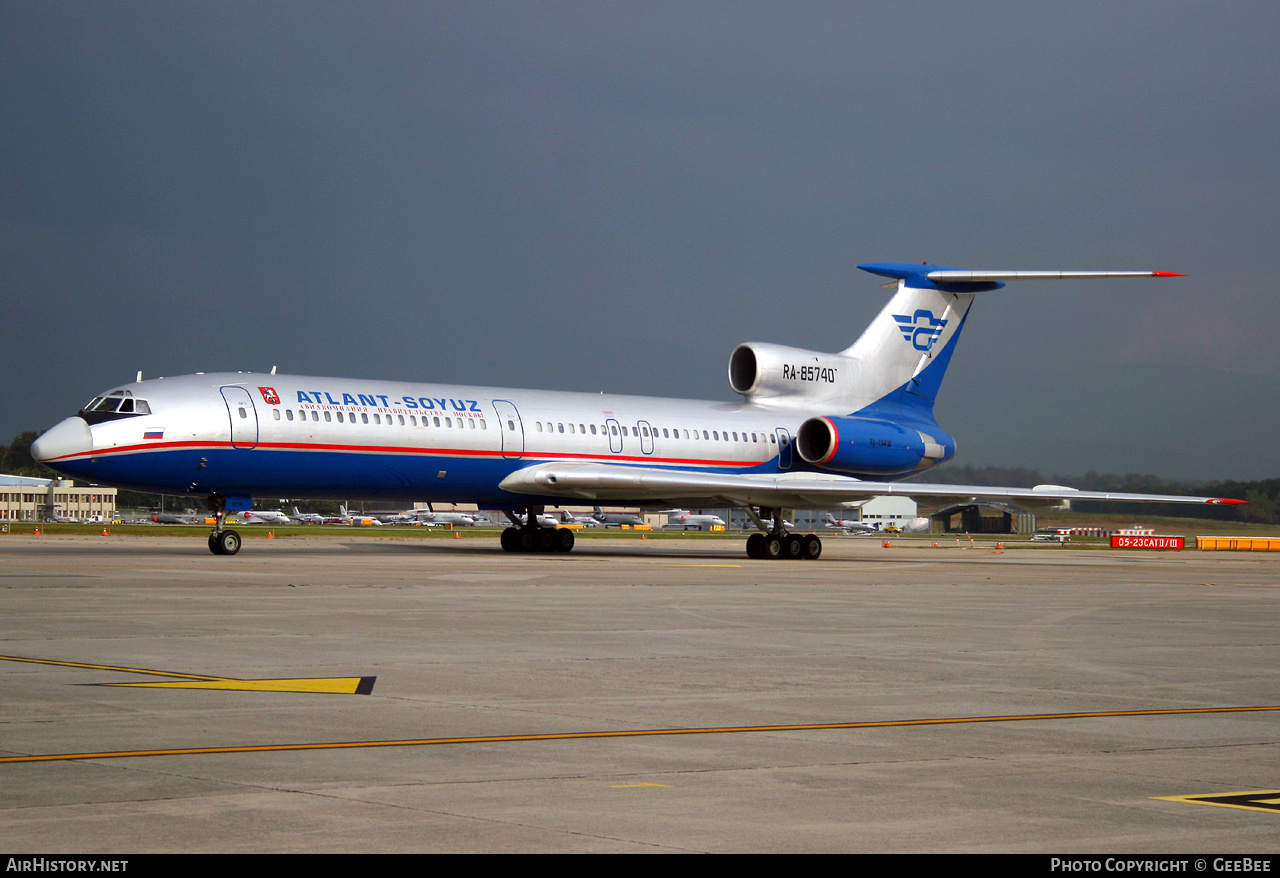 Aircraft Photo of RA-85740 | Tupolev Tu-154M | Atlant-Soyuz Airlines | AirHistory.net #620388