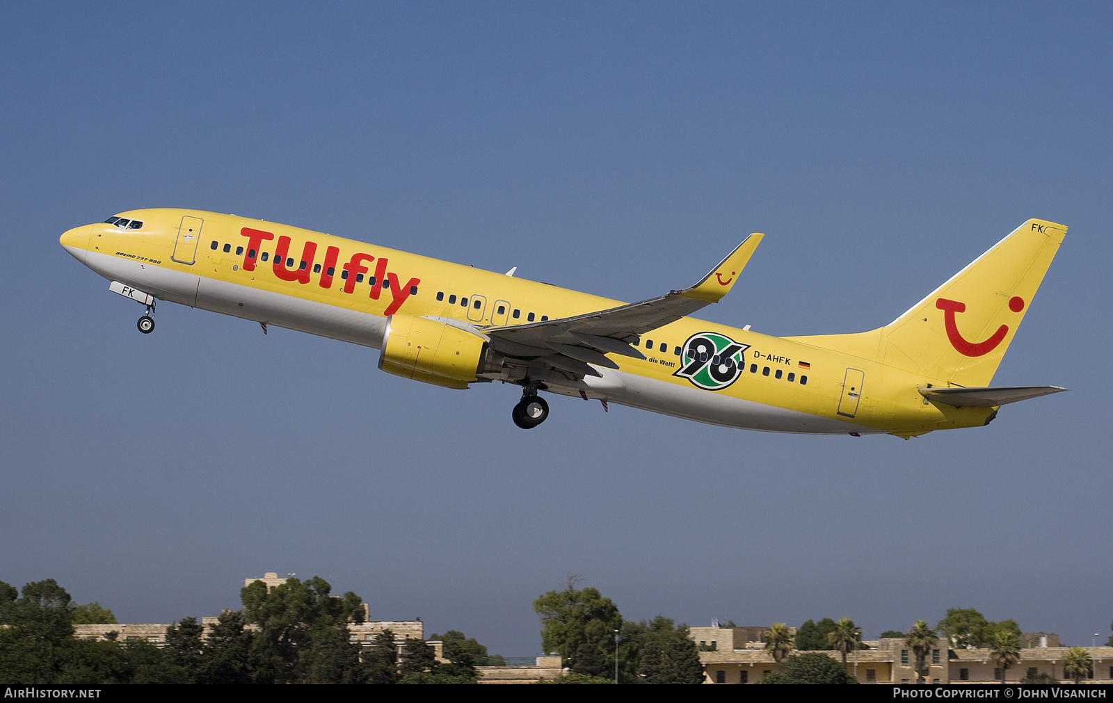 Aircraft Photo of D-AHFK | Boeing 737-8K5 | TUIfly | AirHistory.net #620389