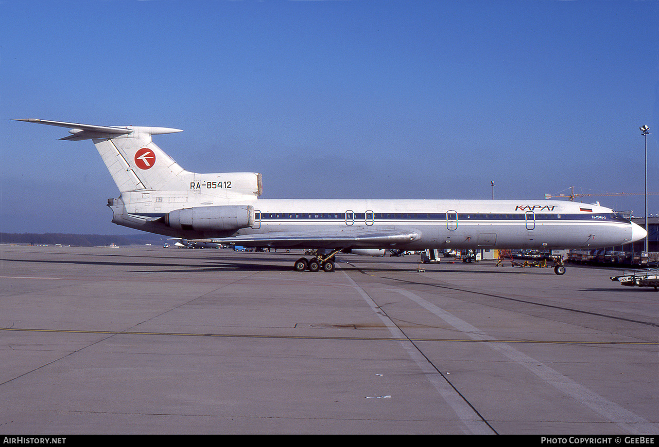 Aircraft Photo of RA-85412 | Tupolev Tu-154B-2 | Karat Aviakompania | AirHistory.net #620415
