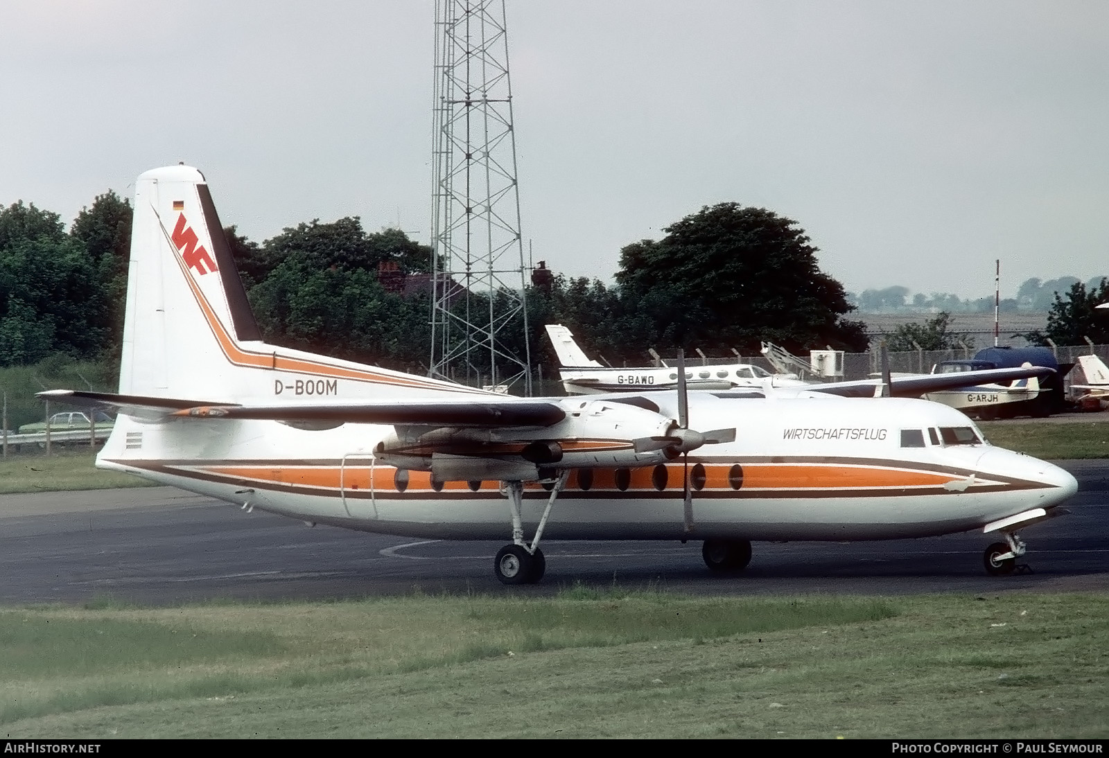 Aircraft Photo of D-BOOM | Fairchild F-27J | WF - Wirtschaftsflug | AirHistory.net #620416