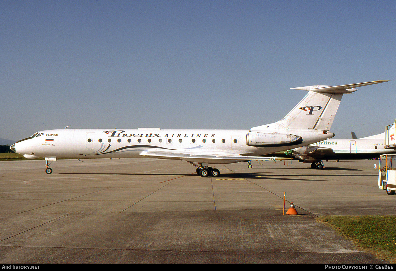 Aircraft Photo of RA-65801 | Tupolev Tu-134A | Phoenix Airlines | AirHistory.net #620417