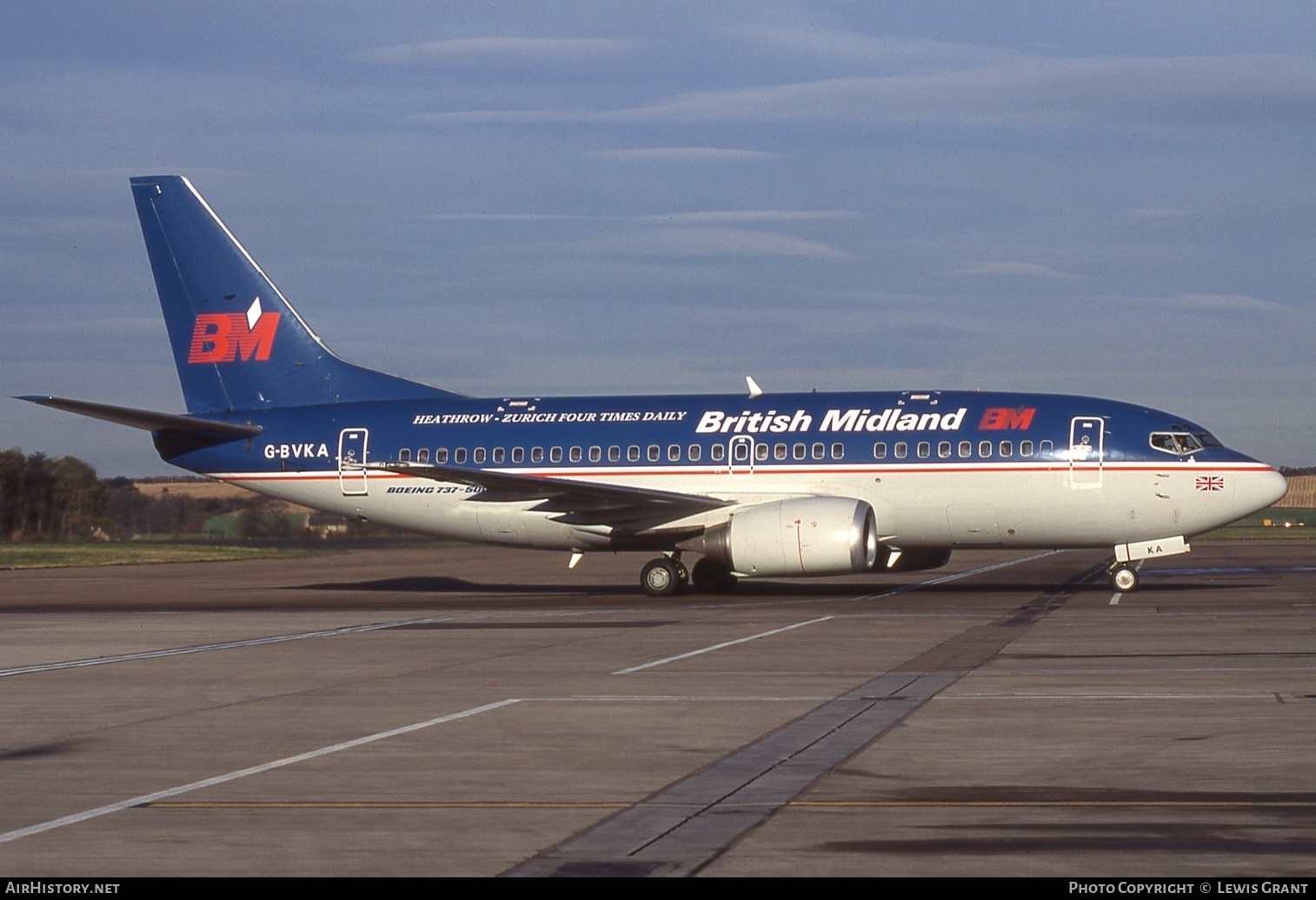 Aircraft Photo of G-BVKA | Boeing 737-59D | British Midland Airways - BMA | AirHistory.net #620429