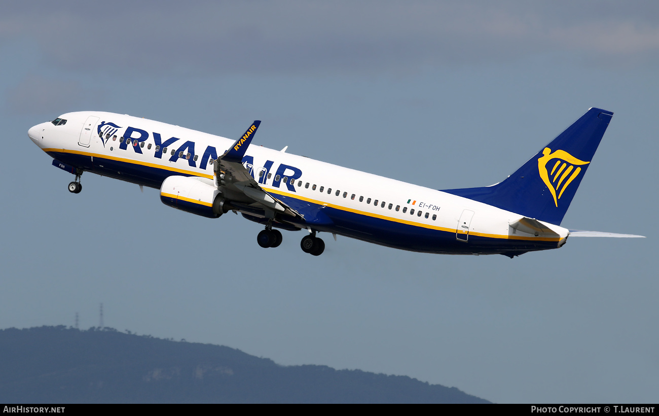 Aircraft Photo of EI-FOH | Boeing 737-8AS | Ryanair | AirHistory.net #620454