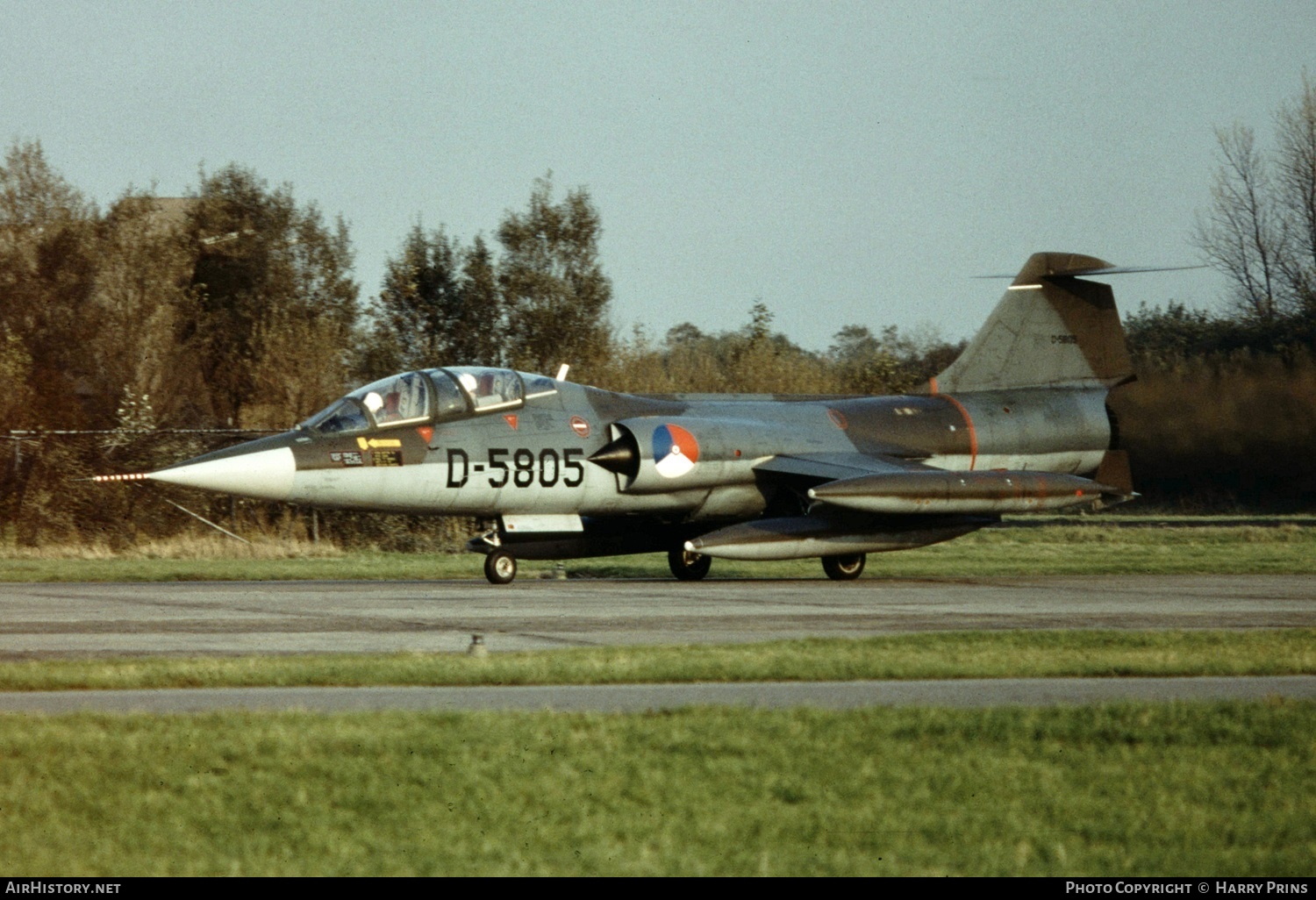 Aircraft Photo of D-5805 | Lockheed TF-104G Starfighter | Netherlands - Air Force | AirHistory.net #620476