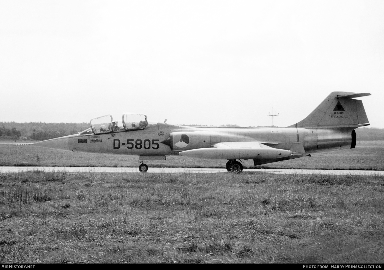 Aircraft Photo of D-5805 | Lockheed TF-104G Starfighter | Netherlands - Air Force | AirHistory.net #620484