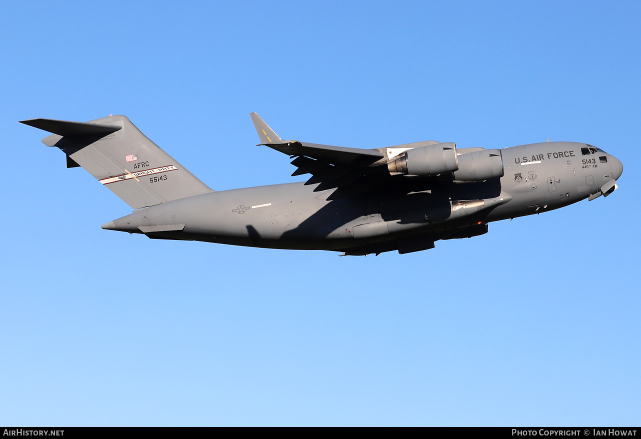 Aircraft Photo of 05-5143 / 55143 | Boeing C-17A Globemaster III | USA - Air Force | AirHistory.net #620492