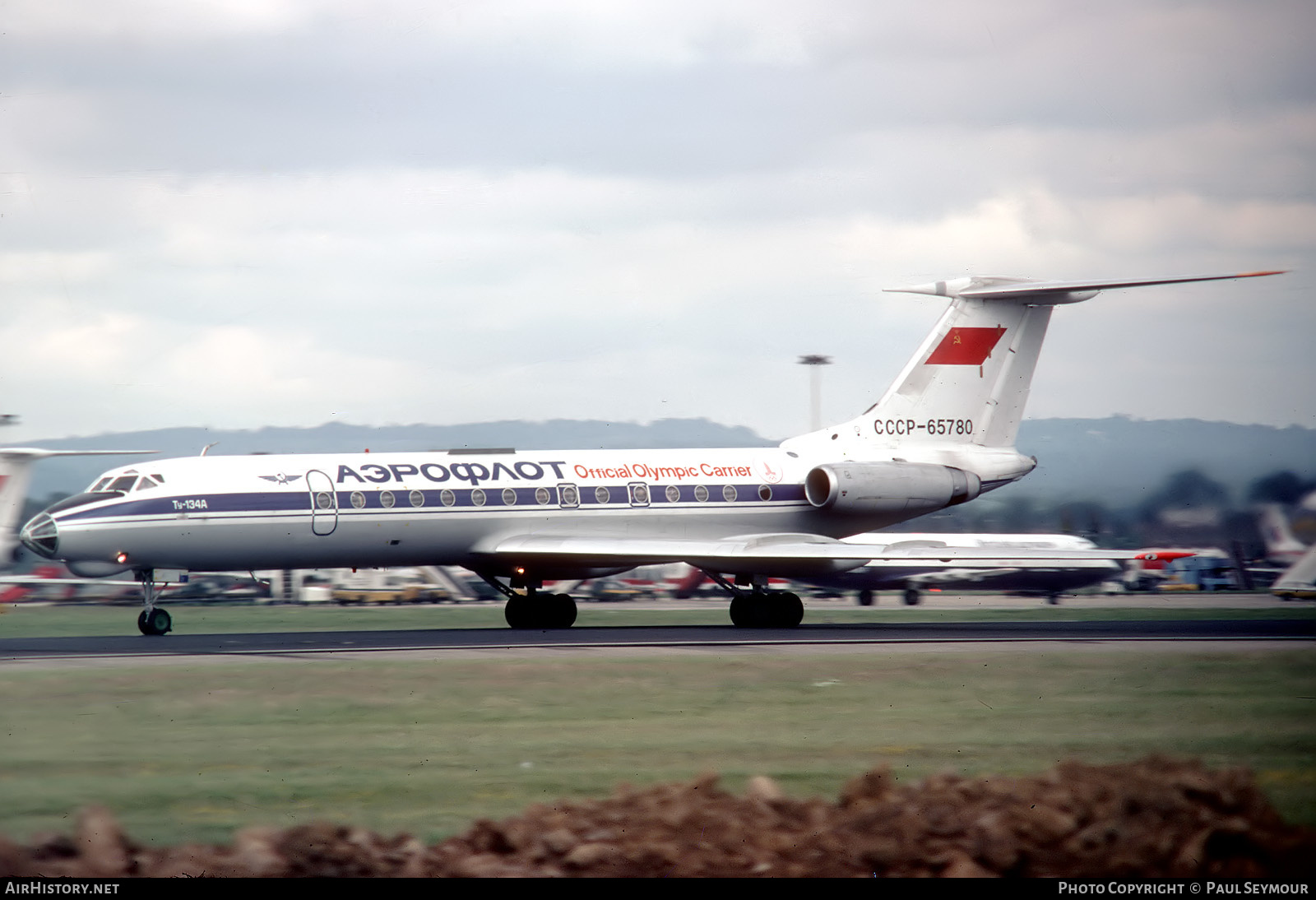 Aircraft Photo of CCCP-65780 | Tupolev Tu-134A | Aeroflot | AirHistory.net #620500