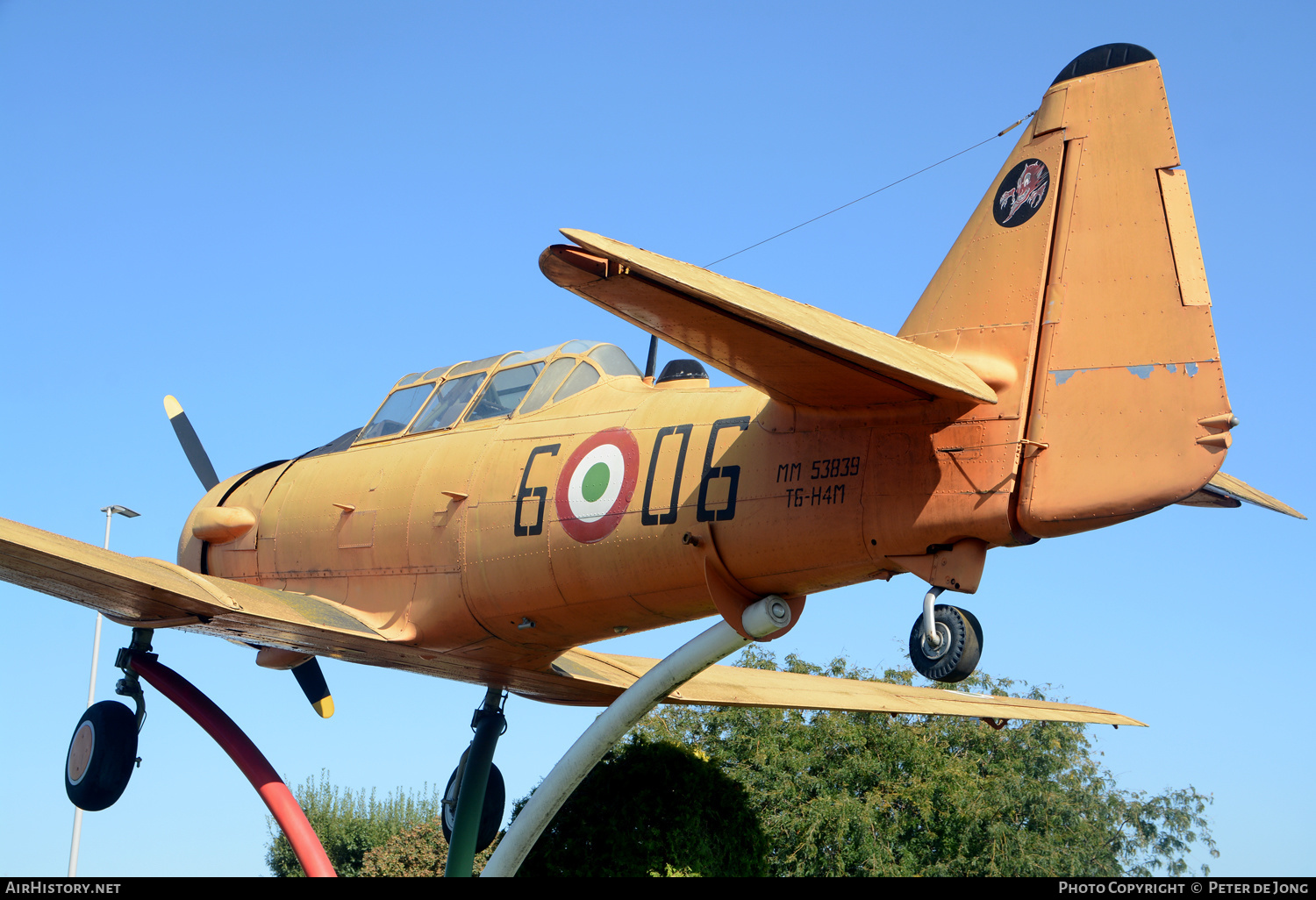 Aircraft Photo of MM53839 | North American T-6H Harvard Mk IV | Italy - Air Force | AirHistory.net #620515