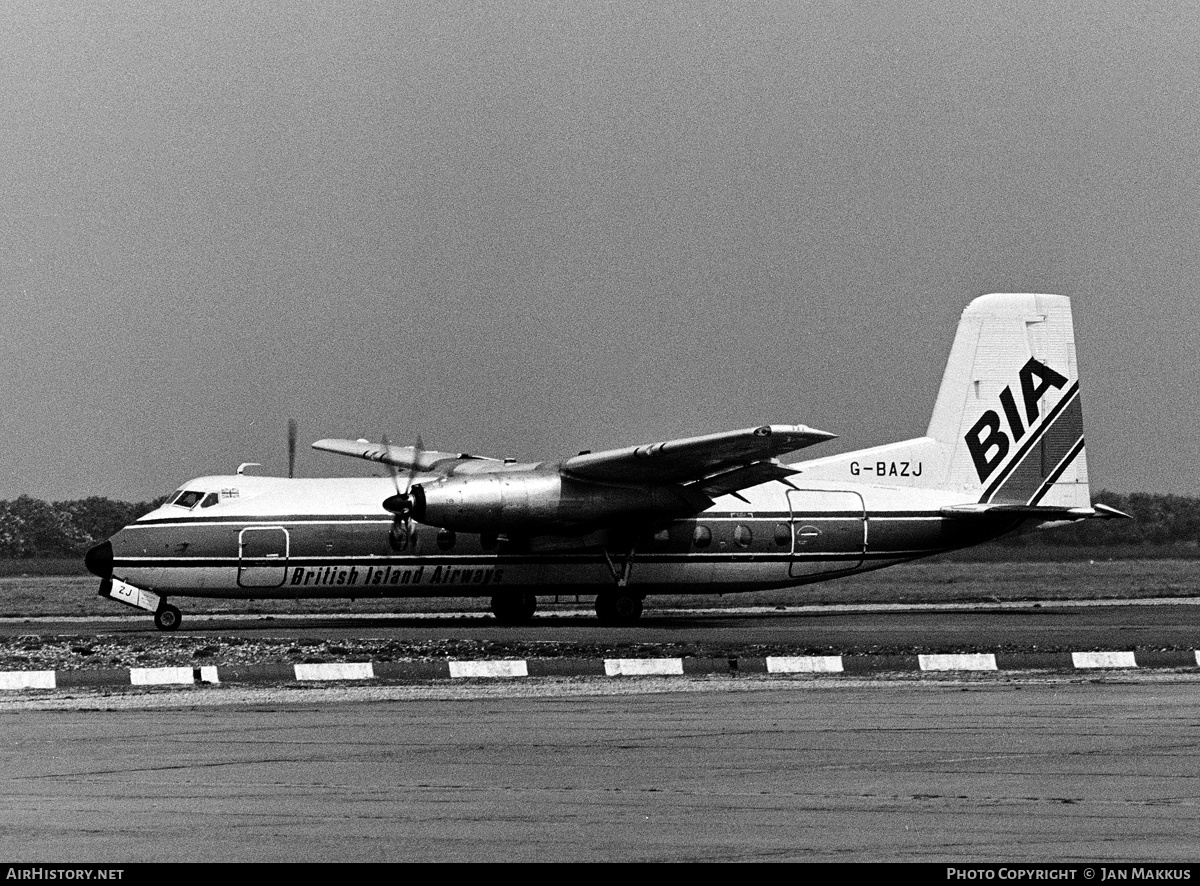 Aircraft Photo of G-BAZJ | Handley Page HPR-7 Herald 209 | British Island Airways - BIA | AirHistory.net #620522