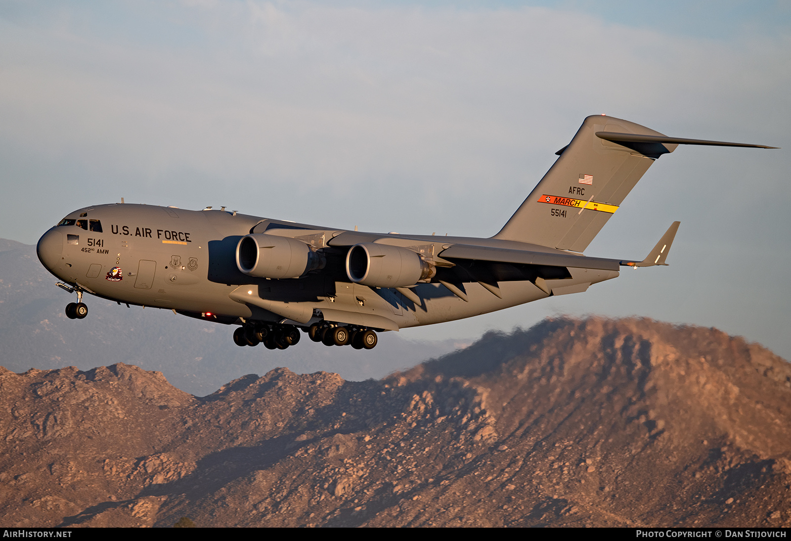 Aircraft Photo of 05-5141 / 55141 | Boeing C-17A Globemaster III | USA - Air Force | AirHistory.net #620541