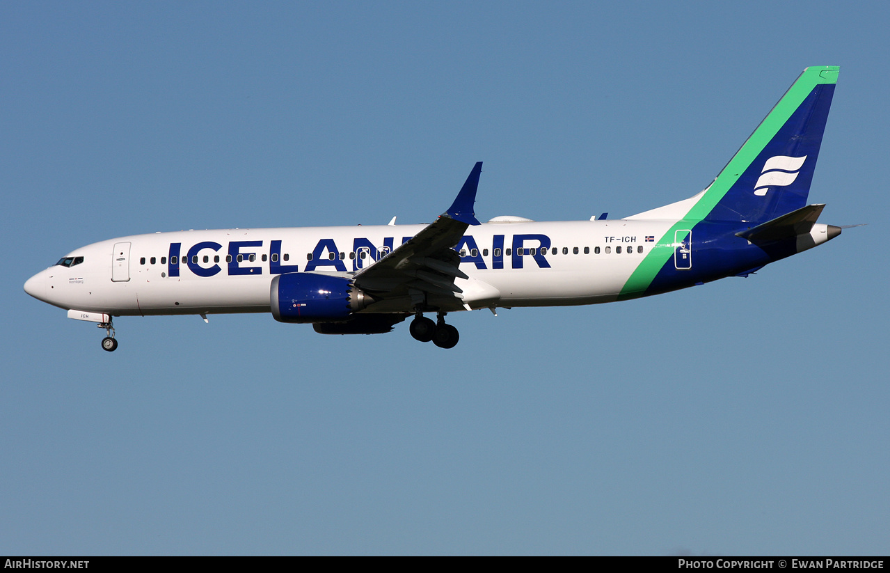 Aircraft Photo of TF-ICH | Boeing 737-8 Max 8 | Icelandair | AirHistory.net #620582