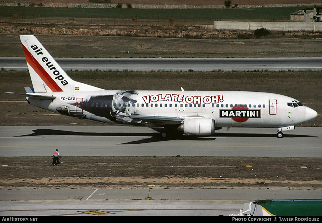 Aircraft Photo of EC-GEQ | Boeing 737-3Y0 | Air Europa | AirHistory.net #620598