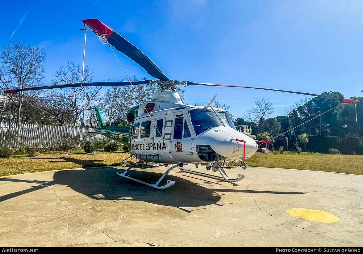 Aircraft Photo of EC-IPM | Bell 412 | Gobierno de España | AirHistory.net #620627