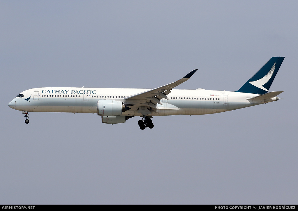 Aircraft Photo of B-LRN | Airbus A350-941 | Cathay Pacific Airways | AirHistory.net #620634
