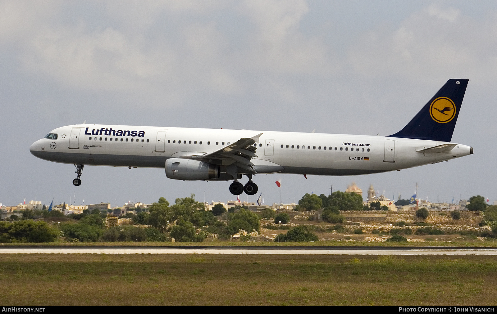 Aircraft Photo of D-AISW | Airbus A321-231 | Lufthansa | AirHistory.net #620659