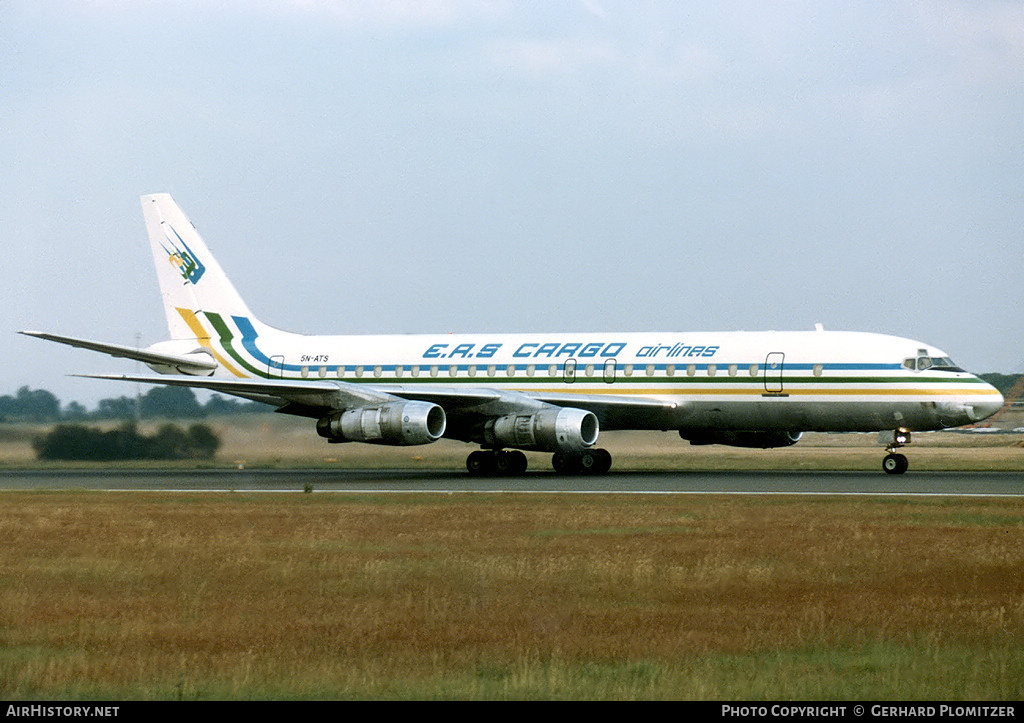 Aircraft Photo of 5N-ATS | Douglas DC-8-55CF Jet Trader | EAS Cargo Airlines - Executive Aviation Services | AirHistory.net #620679