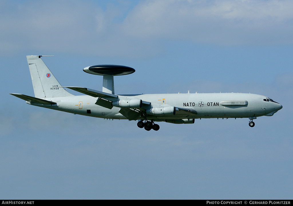Aircraft Photo of LX-N90458 | Boeing E-3A Sentry | Luxembourg - NATO | AirHistory.net #620682