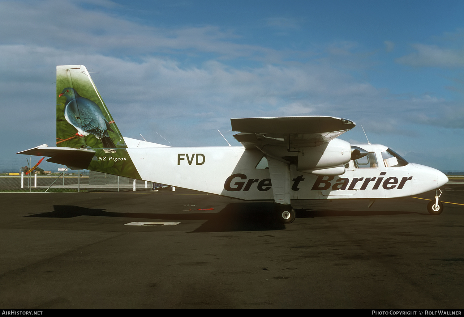 Aircraft Photo of ZK-FVD / FVD | Britten-Norman BN-2A-26 Islander | Great Barrier Airlines - GBA | AirHistory.net #620715