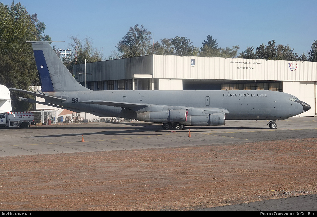 Aircraft Photo of 981 | Boeing KC-135E Stratotanker | Chile - Air Force | AirHistory.net #620719