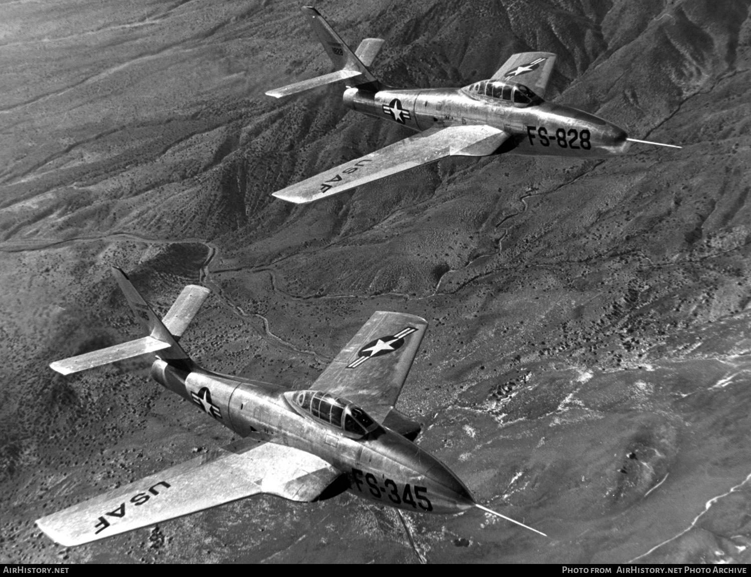 Aircraft Photo of 51-1345 / 11345 | Republic YF-84F Thunderstreak | USA - Air Force | AirHistory.net #620749