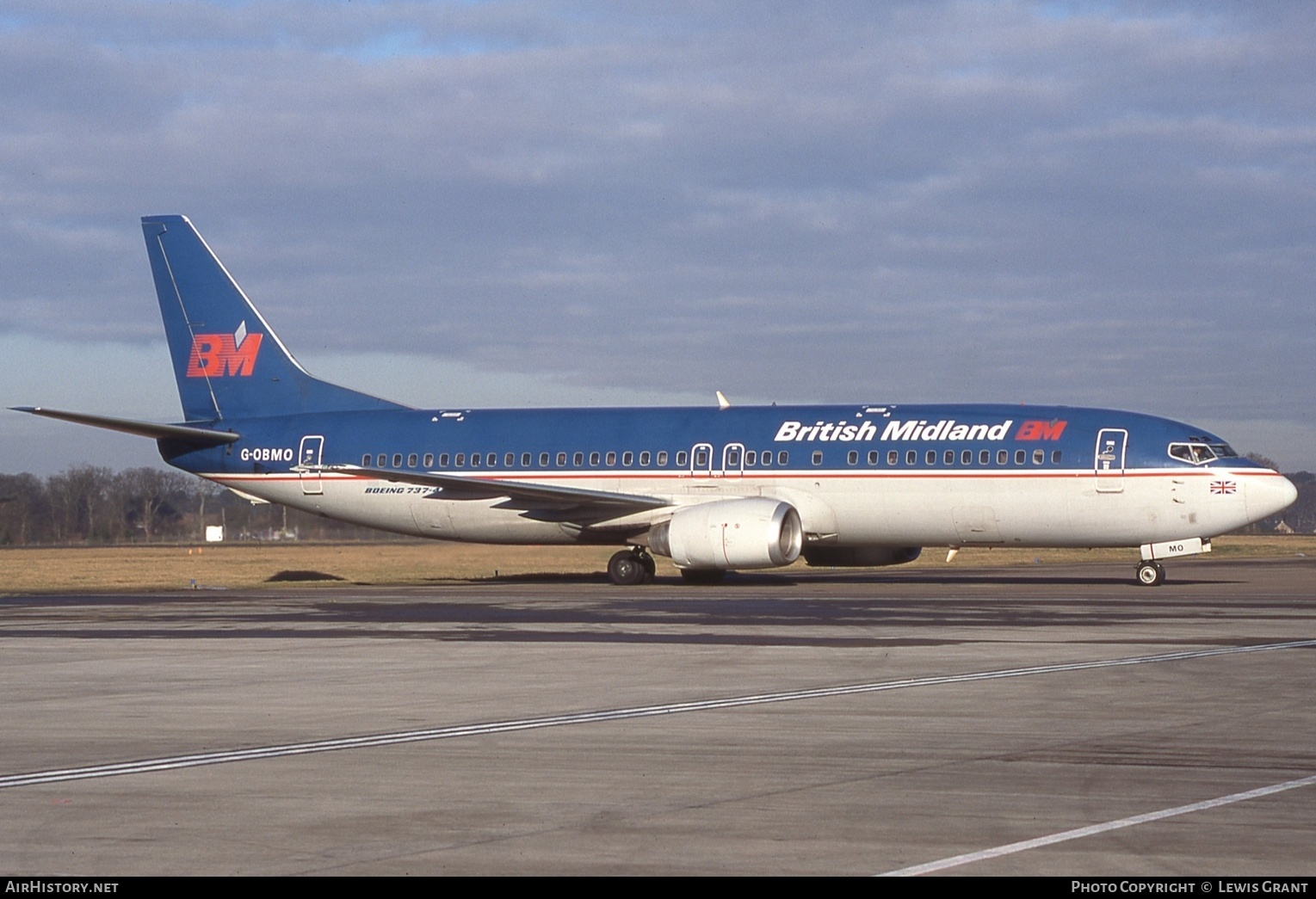 Aircraft Photo of G-OBMO | Boeing 737-4Q8 | British Midland Airways - BMA | AirHistory.net #620774