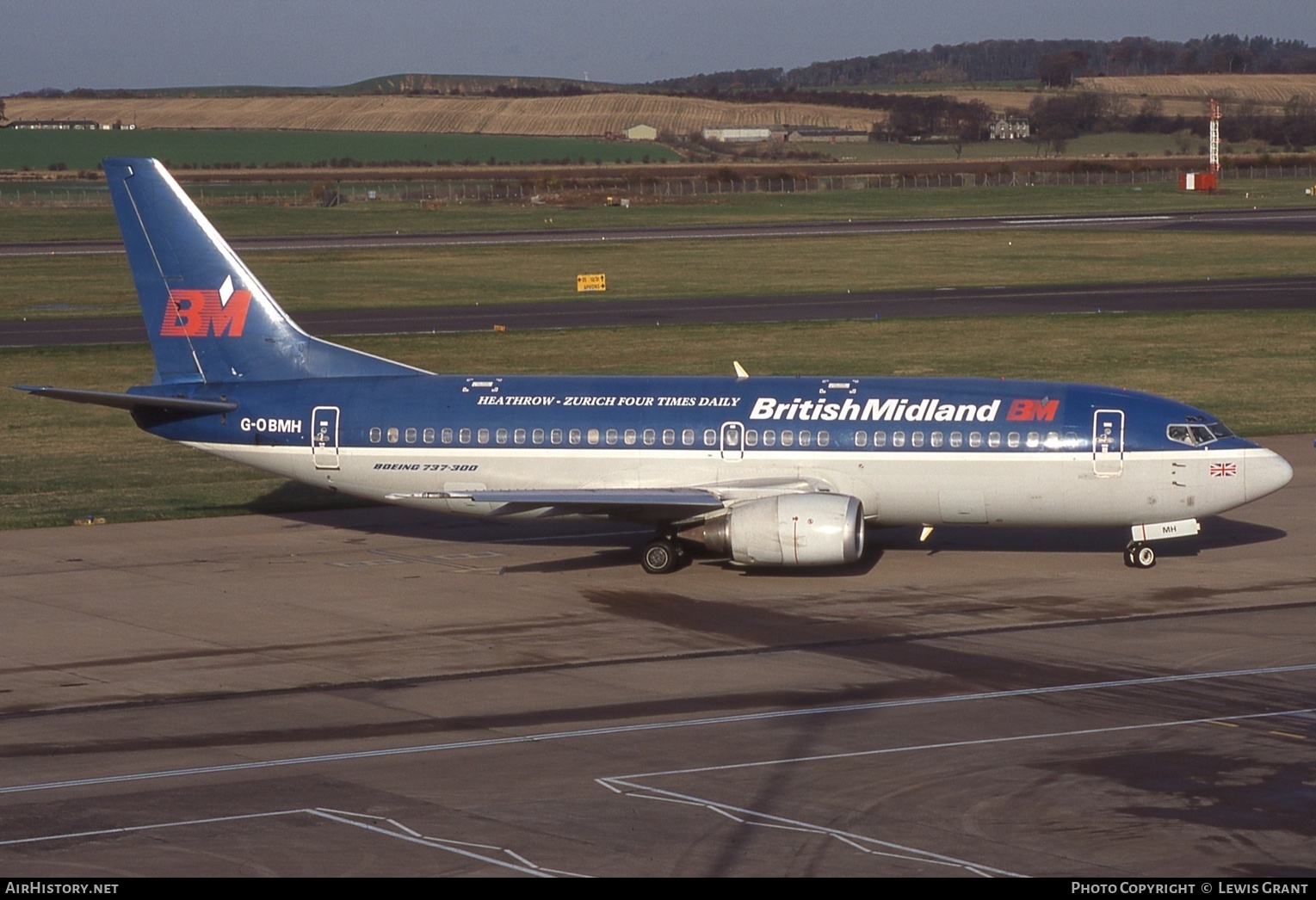Aircraft Photo of G-OBMH | Boeing 737-33A | British Midland Airways - BMA | AirHistory.net #620783